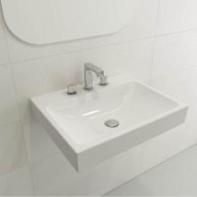 BOCCHI 1077-001-0127 - Scala Arch Wall-Mounted Sink Fireclay 23.75 in. 3-Hole in White