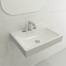 BOCCHI 1077-002-0127 - Scala Arch Wall-Mounted Sink Fireclay 23.75 in. 3-Hole in Matte White