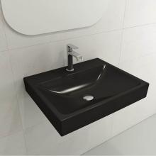 BOCCHI 1077-004-0126 - Scala Arch Wall-Mounted Sink Fireclay 23.75 in. 1-Hole in Matte Black