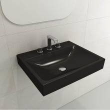 BOCCHI 1077-004-0127 - Scala Arch Wall-Mounted Sink Fireclay 23.75 in. 3-Hole in Matte Black