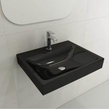 BOCCHI 1077-005-0126 - Scala Arch Wall-Mounted Sink Fireclay 23.75 in. 1-Hole in Black