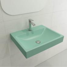 BOCCHI 1077-033-0126 - Scala Arch Wall-Mounted Sink Fireclay 23.75 in. 1-Hole in Matte Mint Green