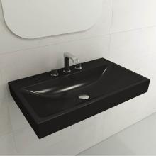 BOCCHI 1078-004-0127 - Scala Arch Wall-Mounted Sink Fireclay 32 in. 3-Hole in Matte Black