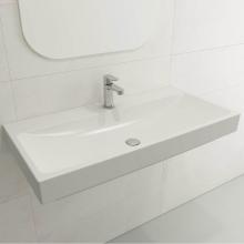 BOCCHI 1079-002-0126 - Scala Arch Wall-Mounted Sink Fireclay 39.75 in. 1-Hole in Matte White