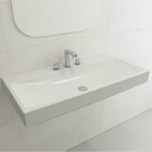 BOCCHI 1079-002-0127 - Scala Arch Wall-Mounted Sink Fireclay 39.75 in. 3-Hole in Matte White