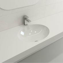 BOCCHI 1384-001-0125 - Parma Undermount Sink Fireclay 22 in. with Overflow in White