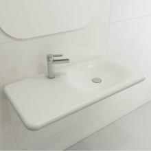 BOCCHI 1490-002-0126 - Fenice Wall-Mounted Sink Fireclay 35.5 in. 1-Hole in Matte White