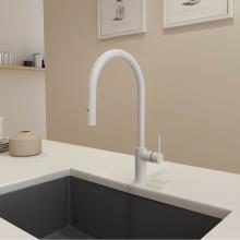 BOCCHI 2028-0001-MW - Baveno Duo Pull-Down Kitchen Faucet in Matte White