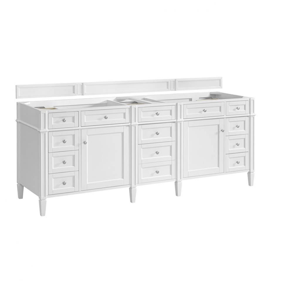 Brittany 84&apos;&apos; Double Vanity in Bright White