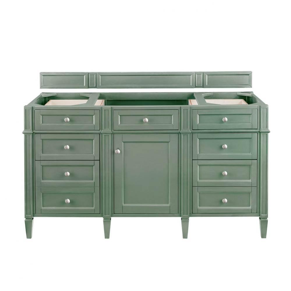 Brittany 60&apos;&apos; Single Vanity Cabinet, Smokey Celadon