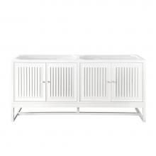 James Martin Vanities E645-V72-GW - Athens 72'' Double Vanity Cabinet, Glossy White