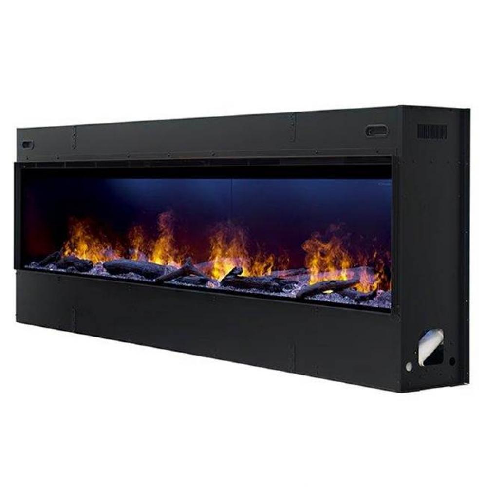 86&apos;&apos; Optimyst Linear Electric Fireplace- With Adjustable Full-Color Flame And Flame Conn