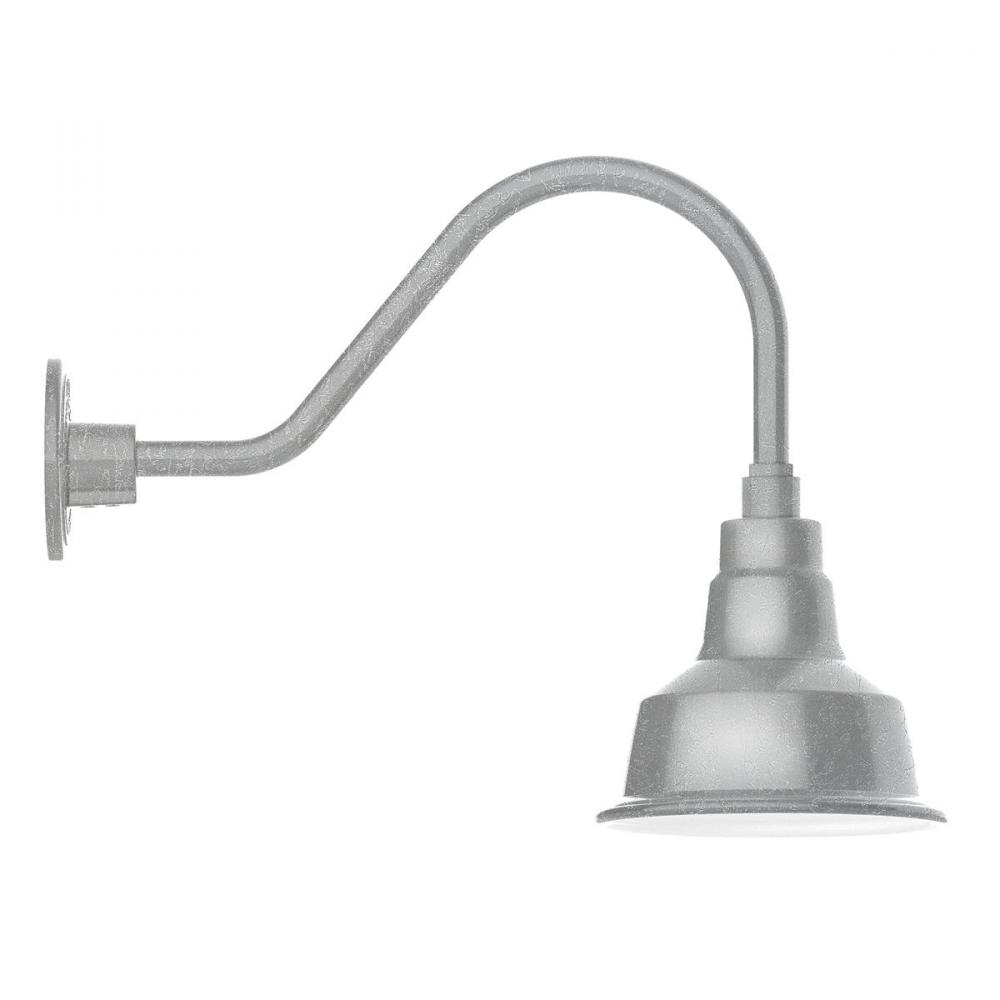 Warehouse 8&#34; gooseneck wall light