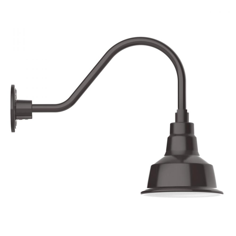 Warehouse 8&#34; gooseneck wall light