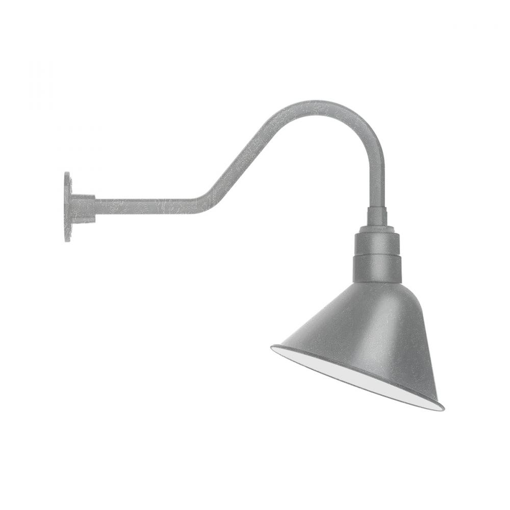 Angle 12&#34; gooseneck wall light