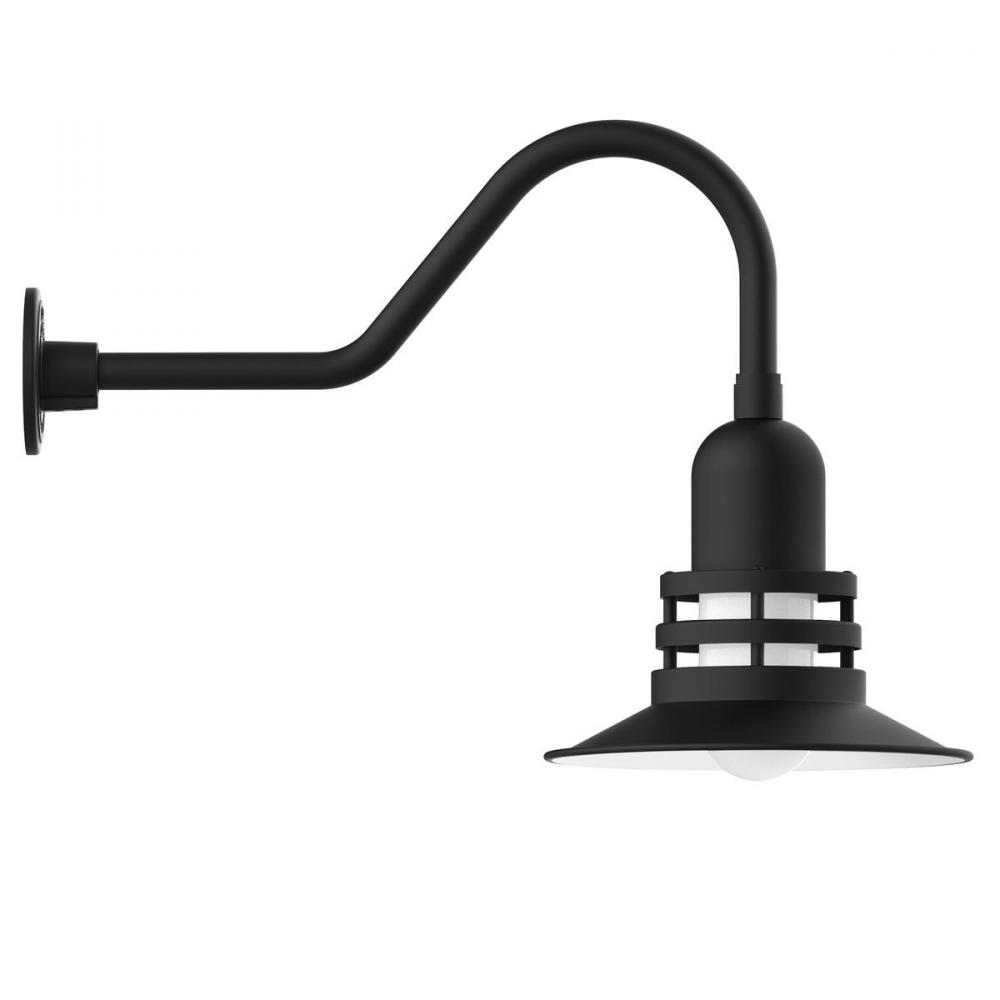 Atomic 12&#34; gooseneck wall light