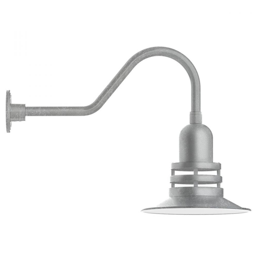 Atomic 12&#34; gooseneck wall light