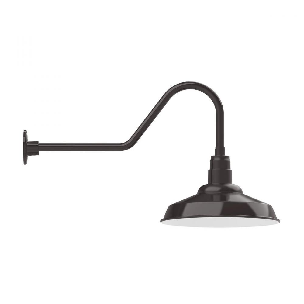 Warehouse 16&#34; gooseneck wall light