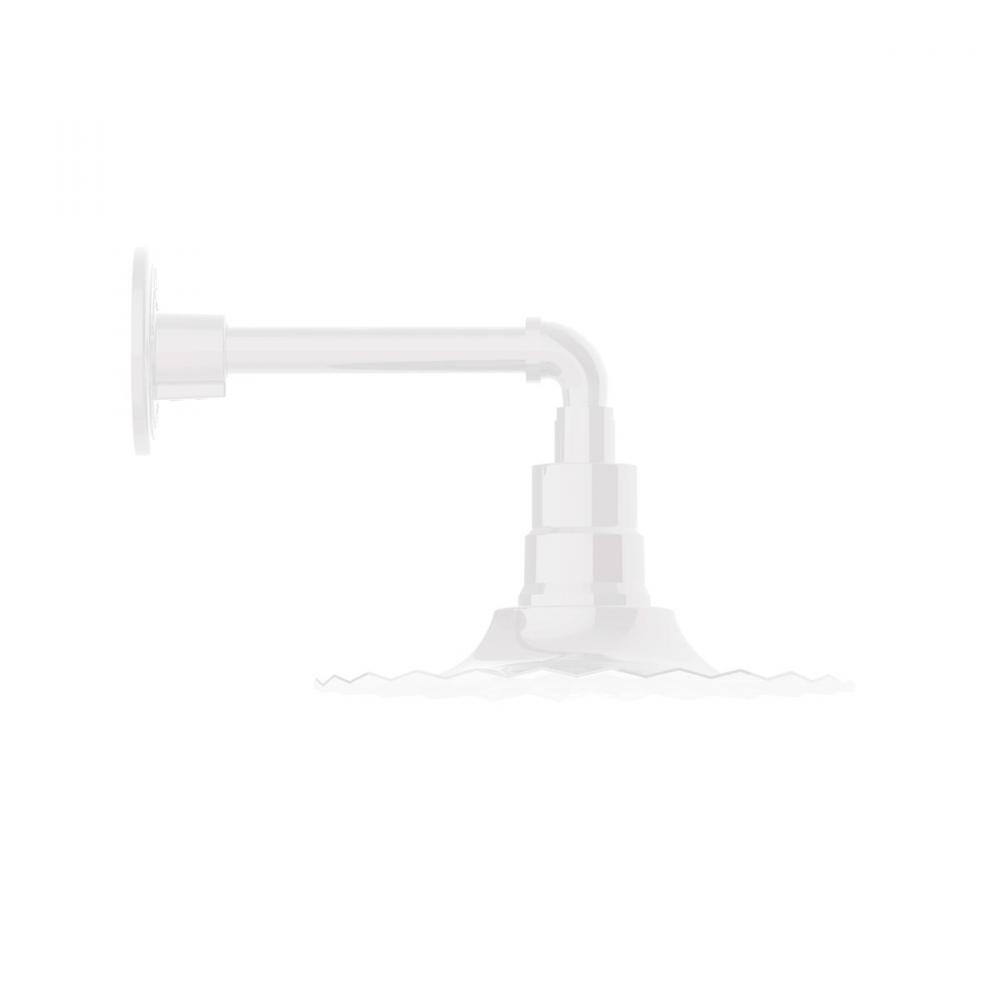 Radial 12&#34; Straight Arm wall light