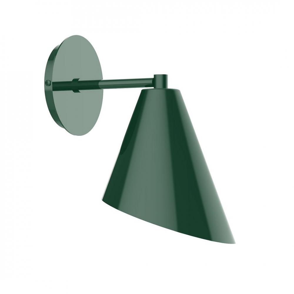 J-Series LED Wall Sconce, Forest Green