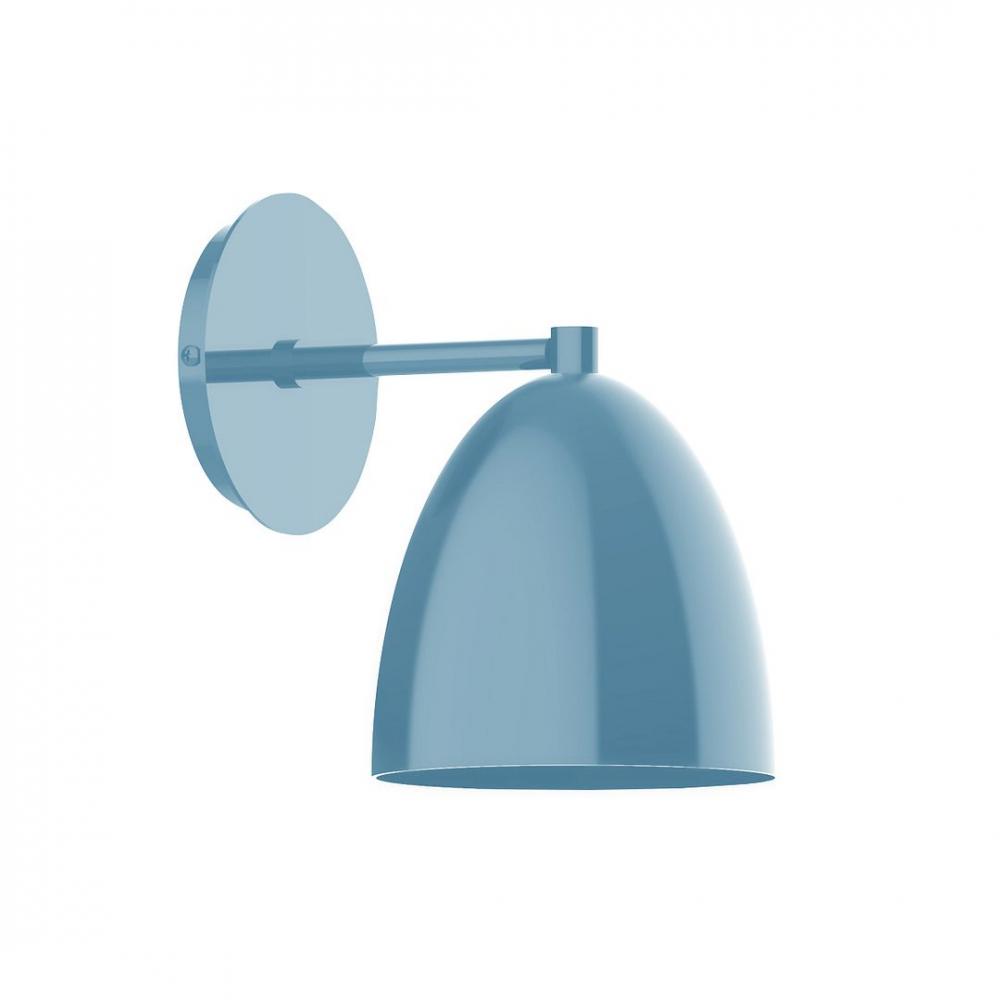 J-Series LED Wall Sconce, Light Blue