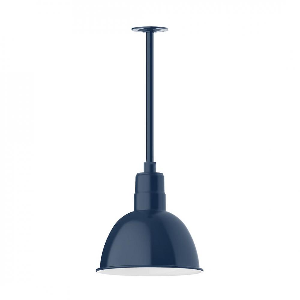 Deep Bowl 12&#34; LED Pendant, stem mount