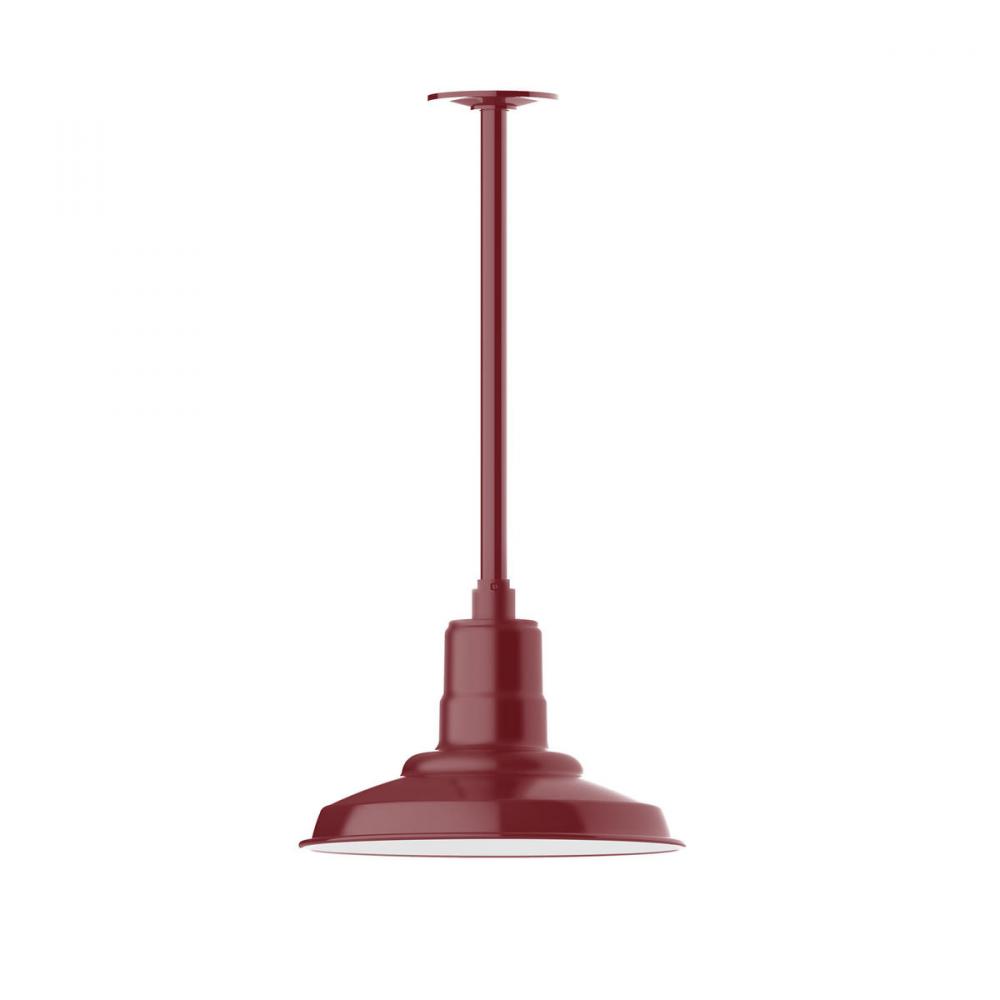 Warehouse 12&#34; pendant, stem mount