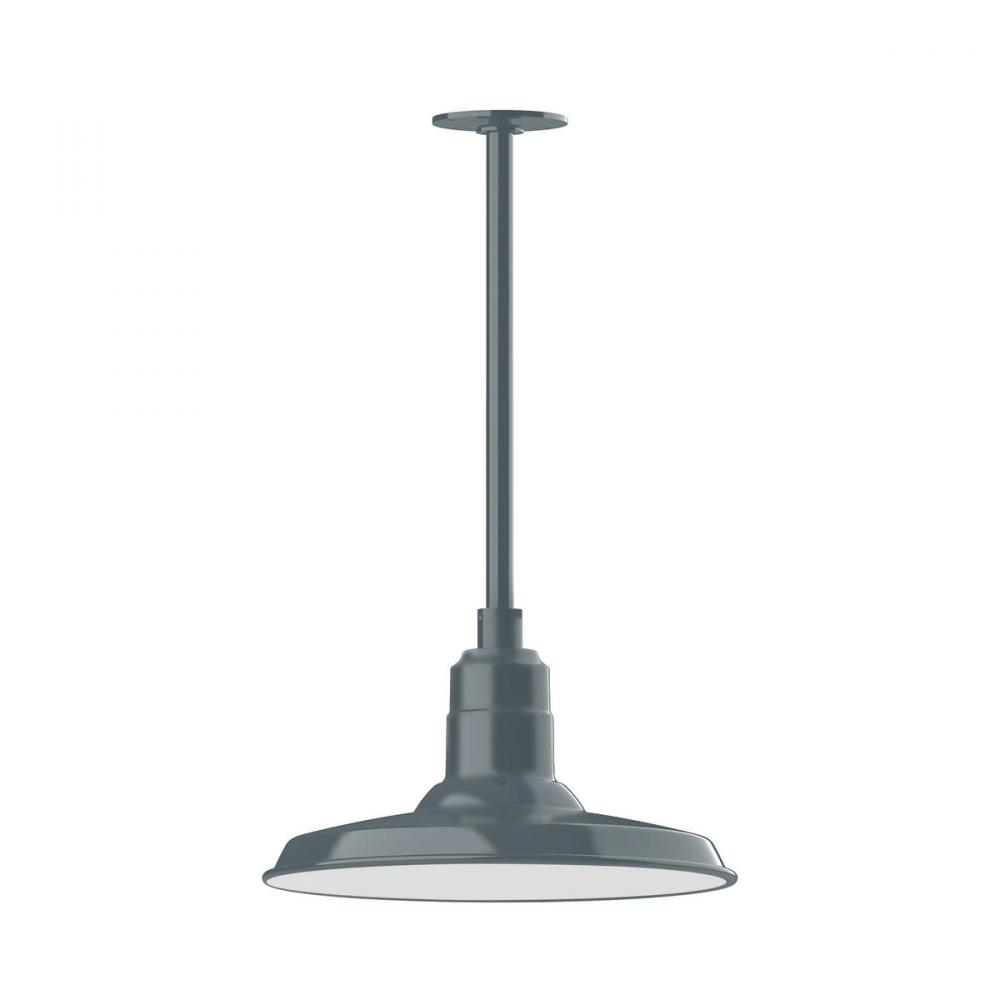 Warehouse 14&#34; pendant, stem mount