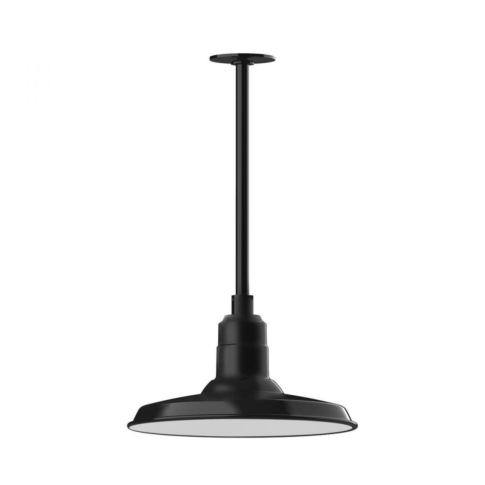 Warehouse 14&#34; pendant, stem mount