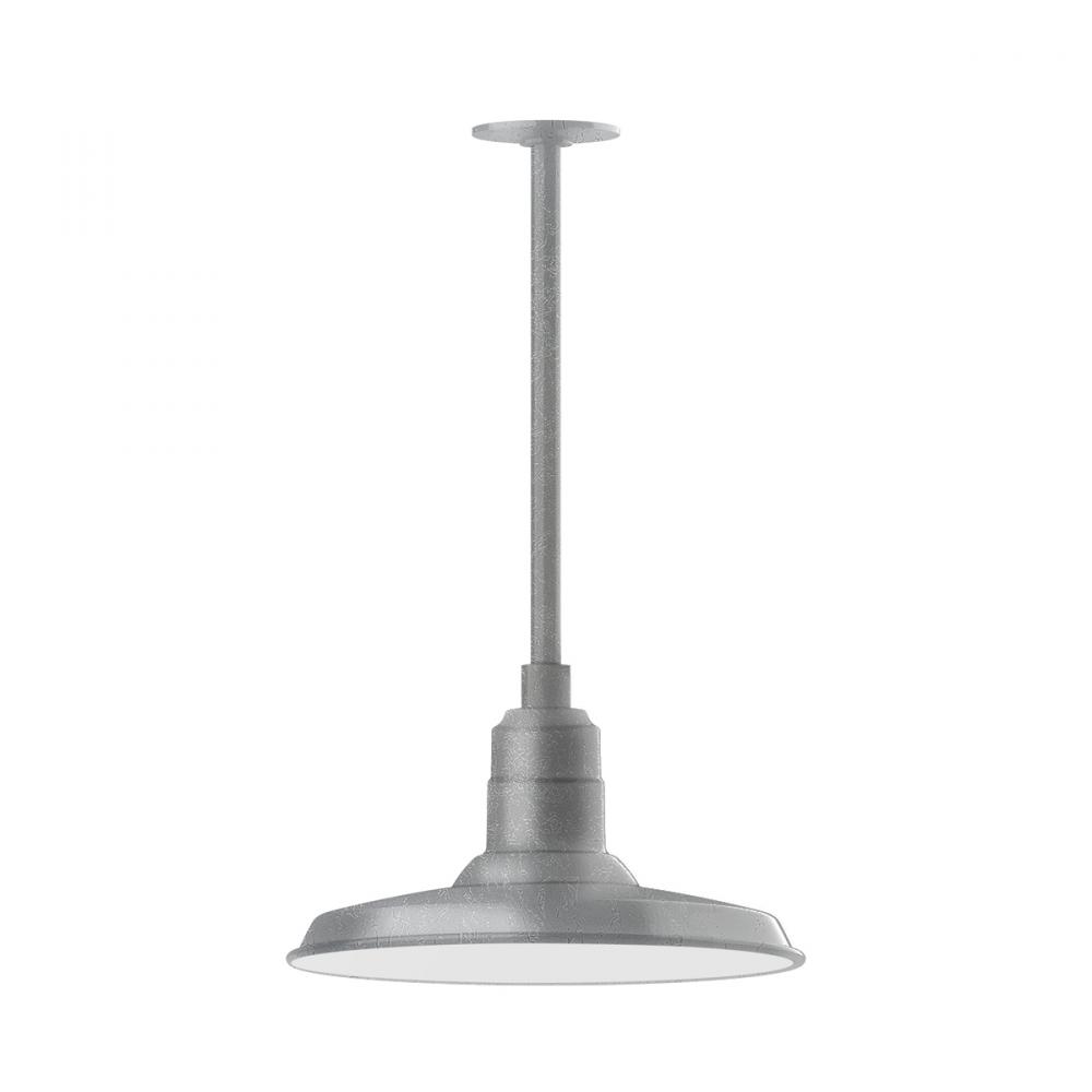 Warehouse 14&#34; pendant, stem mount