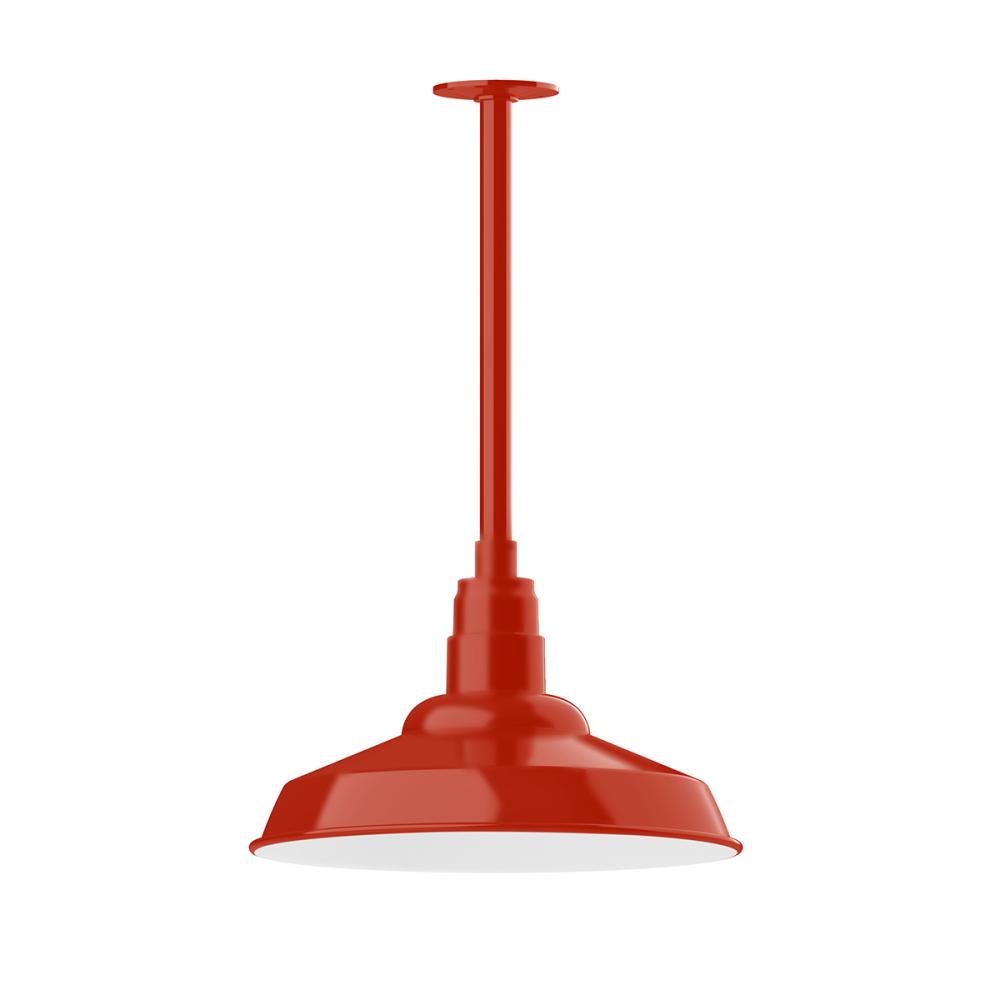 Warehouse 16&#34; LED Pendant, stem mount