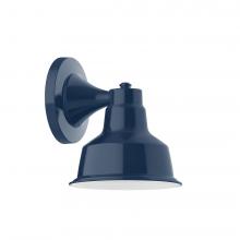 Montclair Light Works SCA180-50-L10 - 8" Warehouse shade, wall mount sconce, Navy