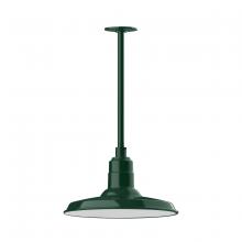 Montclair Light Works STA183-42 - Warehouse 14" pendant, stem mount