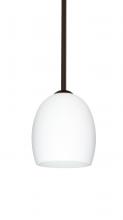  1TT-169707-LED-BR - Besa Lucia LED Pendant Opal Matte Bronze 1x9W LED