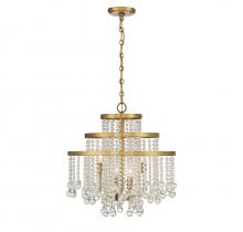 Savoy House 1-1866-4-322 - Luna 4-Light Chandelier in Warm Brass