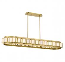 Savoy House 1-3165-8-322 - Gideon 8-Light Linear Chandelier in Warm Brass