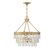 Savoy House 7-8700-4-322 - Windham 4-Light Pendant in Warm Brass