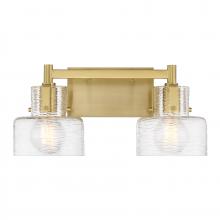 Savoy House 8-1030-2-322 - Dover 2-Light Bathroom Vanity Light in Warm Brass