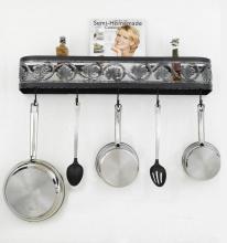 Hi-Lite MFG Co. H-80-24Y-B-BK01/B-COP W/CI - POT RACK COLLECTION