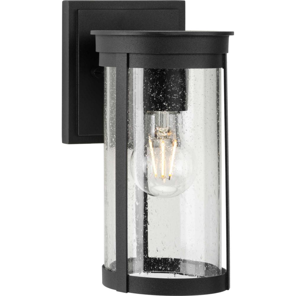 Belden Collection One-Light Black Medium Modern Farmhouse Medium Outdoor Wall Lantern