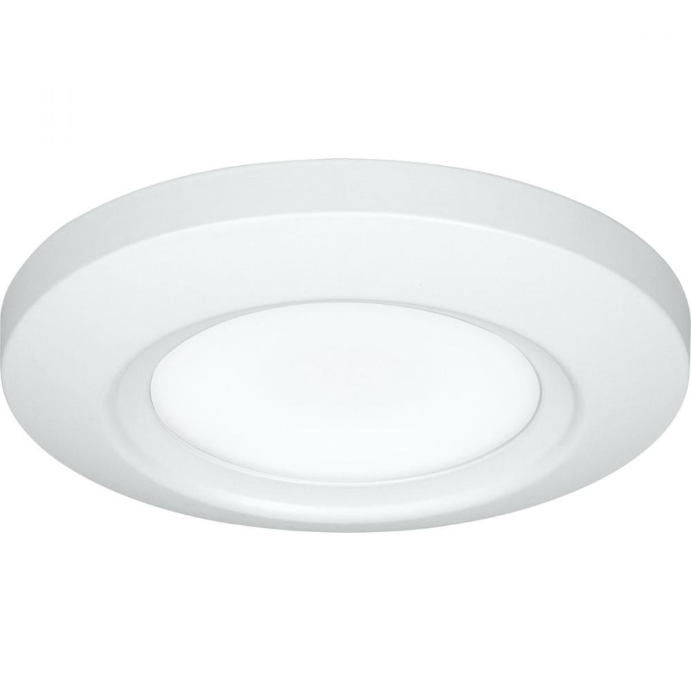 5-1/2&#34; Emblem Collection Surface Mount LED in White