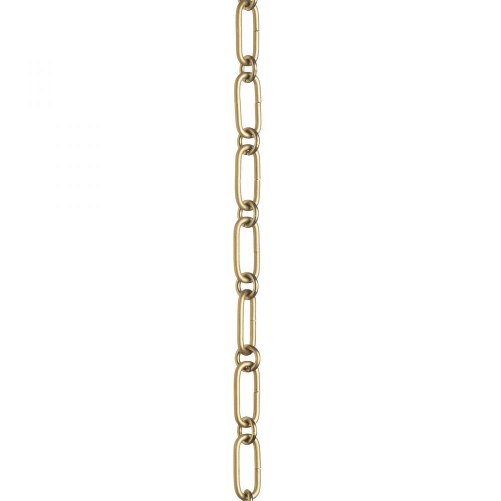 Accessory Chain - 48&#34; of 9 Gauge Chain in Brushed Gold