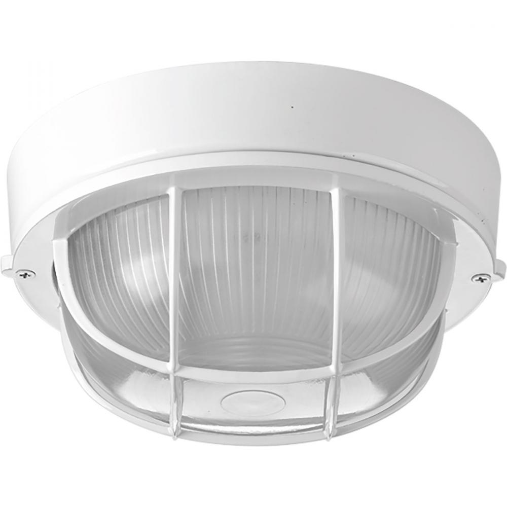 One-Light Bulkhead 7-7/8&#34; Flush Mount