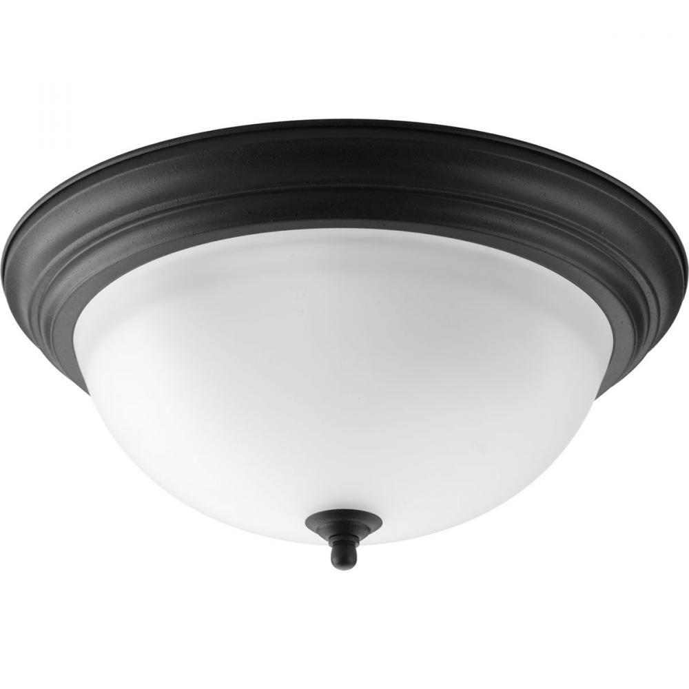 Three-Light Dome Glass 15-1/4&#34; Close-to-Ceiling