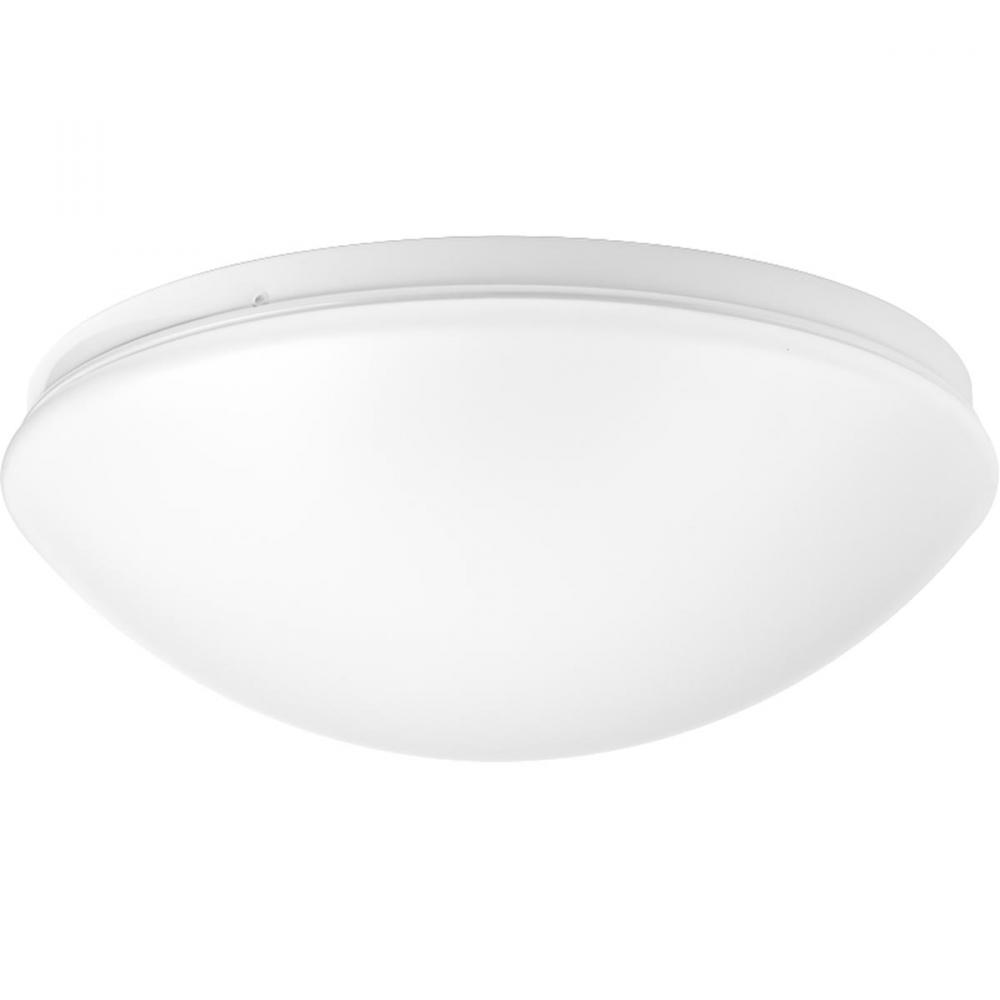 One-Light 10-13/16&#34; LED Cloud Flush Mount