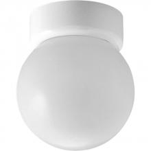 Progress P3203-30 - One-Light 6" Glass Globe Close-to-Ceiling