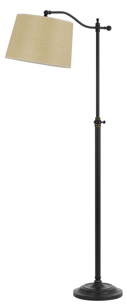 62.5&#34; Height Metal Floro Lamp in Dark Bronze