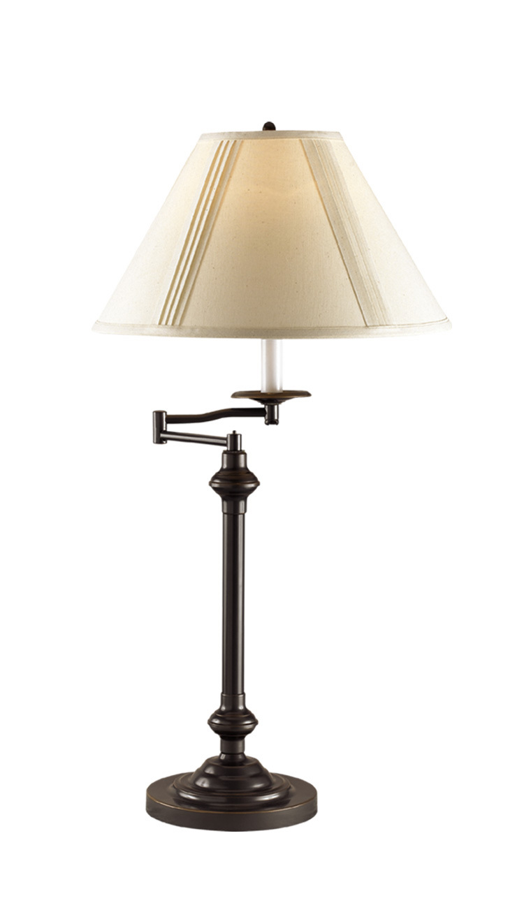 29.5&#34; Height Metal Table Lamp in Dark Bronze