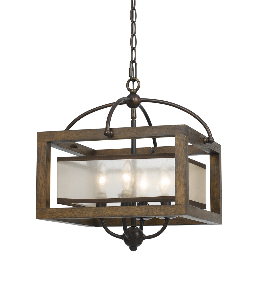 60W X 4 Semi-Flush Pendant