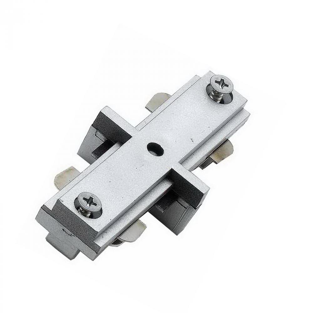 0.8&#34; Height Straight Connector in Brushed Steel